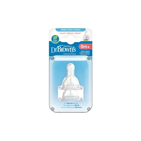 dr brown nipple level 1|Dr. Browns Level 1 Narrow Baby Bottle Silicone Nipple